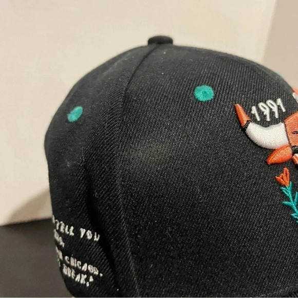 Chicago Bulls Snapback Hat Cap 1991-1992 BMO Artist Hat Series IV 2021/2022 - Picture 3 of 11